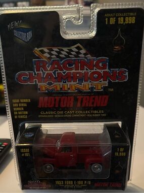 Racing Champions Mint 1953 Ford F-100 Pickup Truck Motor Trend Issue 161 1/64